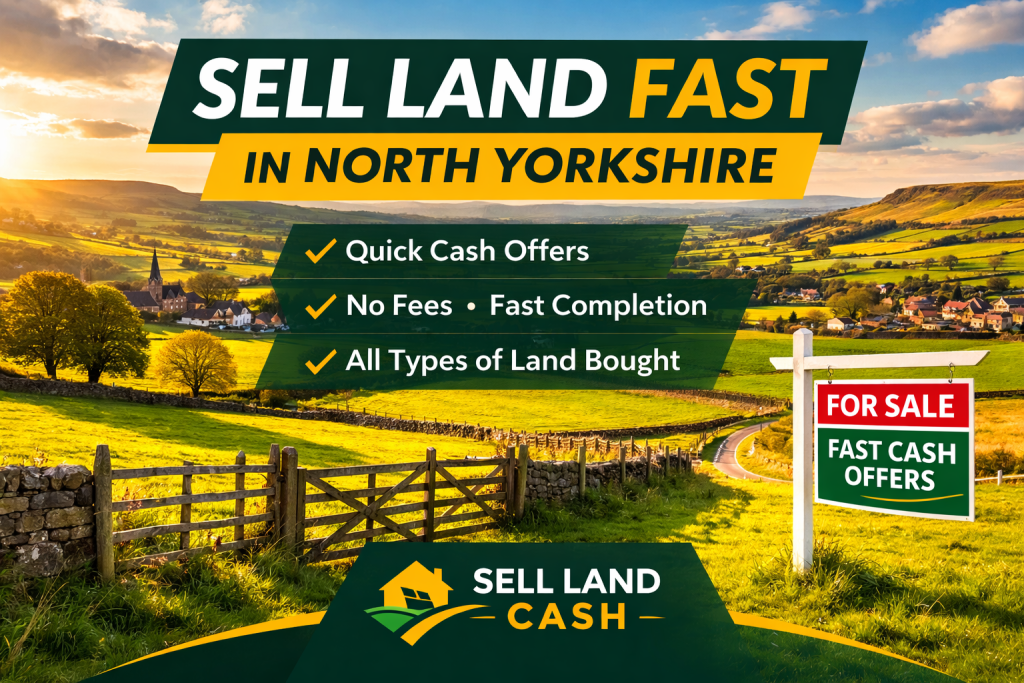 Sell land fast in North Yorkshire with quick cash offers